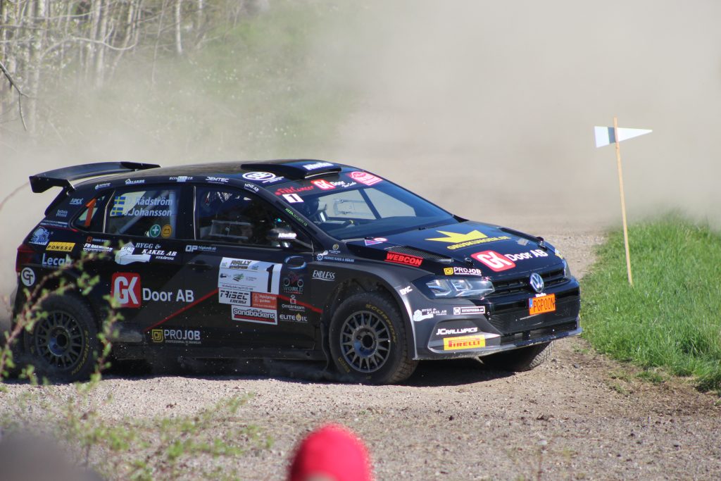 Dennis Rådström i Rally Nyköping 2024.